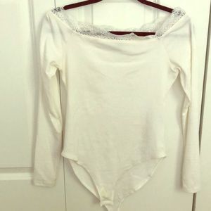 Off the shoulders white